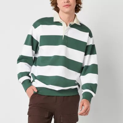 Arizona Mens Long Sleeve Rugby Shirt JCPenney