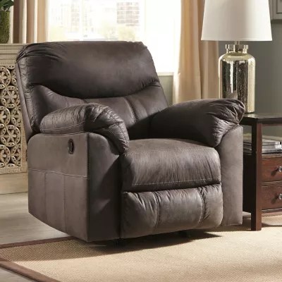 Signature Design by Ashley® Boxberg Rocking Recliner, Color Teak