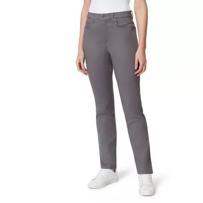 Gloria Vanderbilt Amanda Womens High Rise Straight Leg Regular Fit