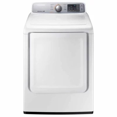 Samsung 7.4cu ft Gas Dryer DV45H7000GW/A2, Color White JCPenney