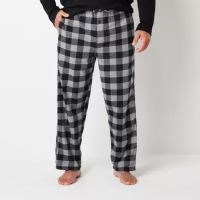 St. John's Bay Mens Flannel Big & Tall Pajama Pants JCPenney