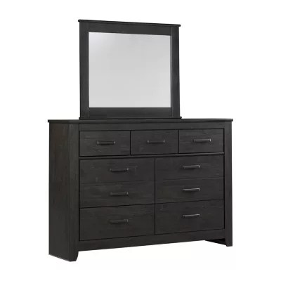 Signature Design by Ashley® Brinxton Dresser and Mirror, Color Black