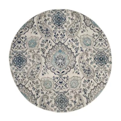 Safavieh Madison Collection Baldric Floral Round Area Rug JCPenney
