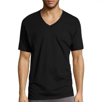 Stafford Heavyweight Mens 3 Pack Short Sleeve V Neck TShirt Extra Tall