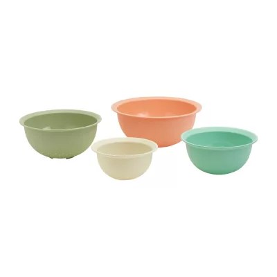 Basic Essentials 4pc. Mixing Bowl and Colander Set JCPenney