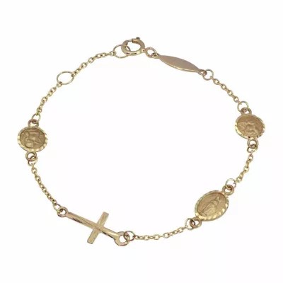 14K Gold 5 1/2" Children Charm Bracelet JCPenney