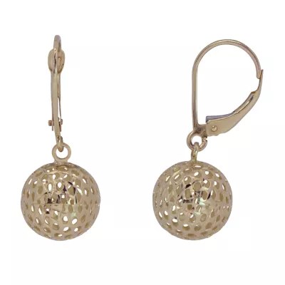 14K Gold Ball Drop Earrings JCPenney