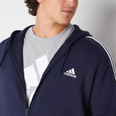 adidas Big and Tall Mens Long Sleeve Hoodie JCPenney