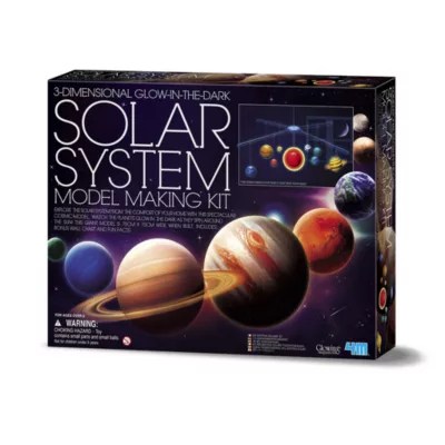 4m 3d GlowInTheDark Solar System Model Making Science Kit Stem
