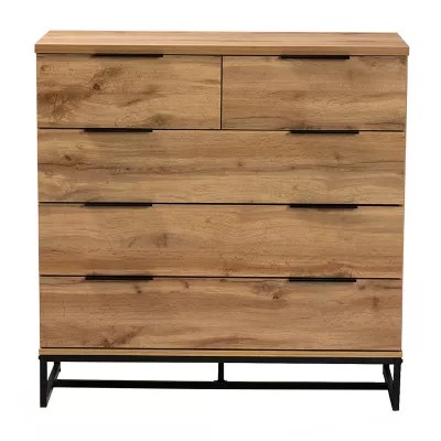 Franklin Bedroom Collection 5Drawer Chest, Color Brown JCPenney