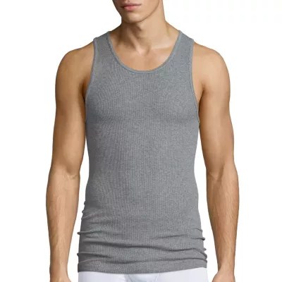 Stafford Ultra Soft Mens Big and Tall 4 Pack Tank JCPenney