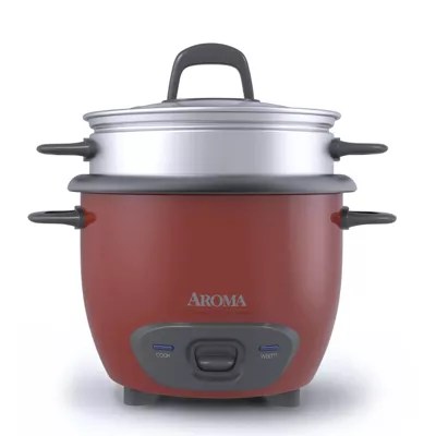 Aroma ARC7431NGR 6Cup Pot Style Rice CookerJCPenney, Color Red