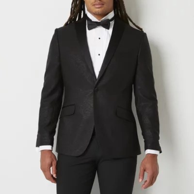JF J.Ferrar Evening Edition Mens Stretch Fabric Classic Fit Tuxedo