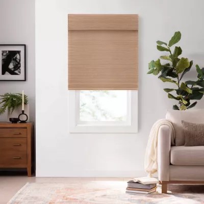 Eclipse Bamboo Cordless LightFiltering Roman Shade JCPenney