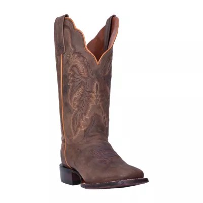 Dan Post Womens Block Heel Cowboy Boots, Color Tan JCPenney