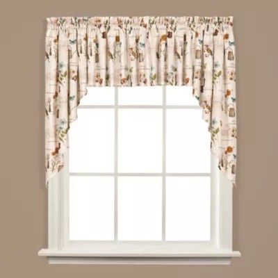 Saturday Knight Le Jardin MultiPack Rod Pocket Swag Valance, Color