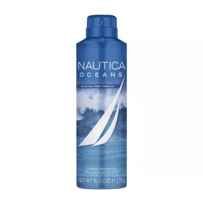 Nautica Oceans Deodorizing Body Spray, 6 Oz, Color Ocean JCPenney