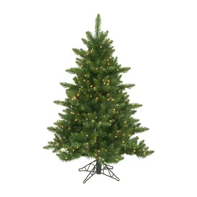 Jcpenney Artificial Christmas Trees 4.5' Camdon Fir Artificial Christmas Tree, Color Green JCPenney