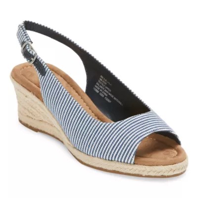 St. John's Bay Womens Laila Wedge Sandals JCPenney