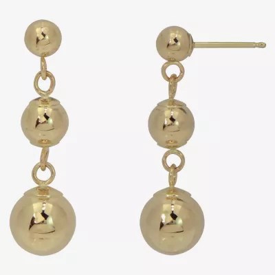 14K Gold Ball Drop Earrings JCPenney