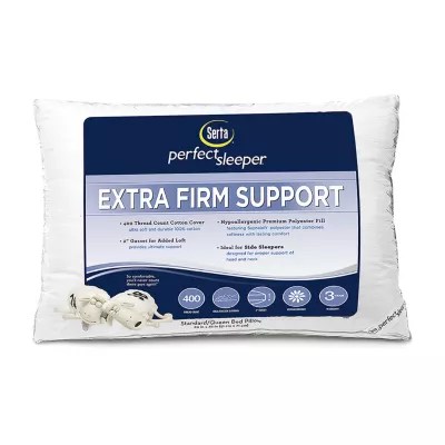 Serta® Perfect Sleeper® Extra Firm Support Pillow, Color White JCPenney