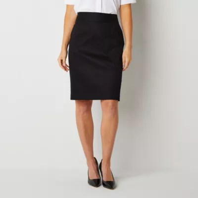 Liz Claiborne Womens Mid Rise Pencil Skirt JCPenney