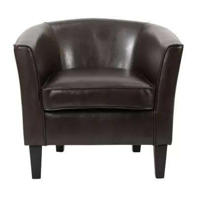 Logan Club Chair, Color Brown Dark Brown JCPenney