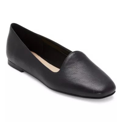 St. John's Bay Womens Kessler Ballet Flats, Color Black JCPenney