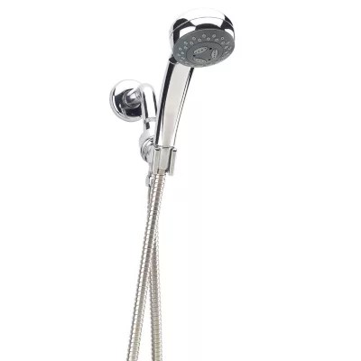 Kennedy International 5F Massage Shower Head Cord Set, Color Chrome