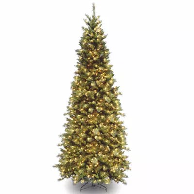 Jcpenney Pre Lit Christmas Trees National Tree Co. 9 Foot Tiffany Slim Fir Fir PreLit Christmas Tree