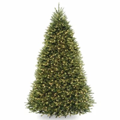 National Tree Co. Dunhill Fir Hinged 9 Foot PreLit Fir Christmas Tree, Color Green JCPenney