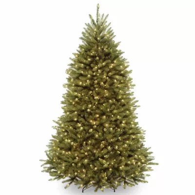 Jcpenney Pre Lit Christmas Trees National Tree Co. 7 1/2 Foot Dunhill Fir Hinged Fir PreLit Christmas