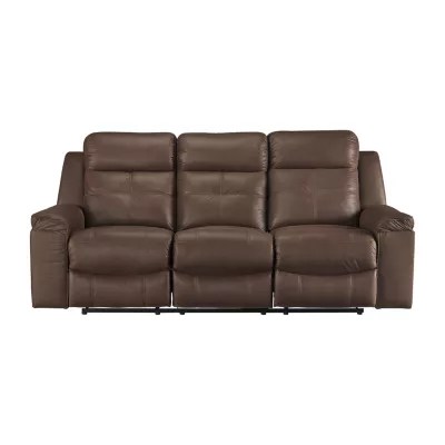 Signature Design by Ashley® Jesolo Faux Leather Reclining Sofa JCPenney
