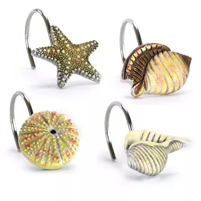 Popular Bath Atlantic Shower Curtain Hooks, Color Aqua JCPenney