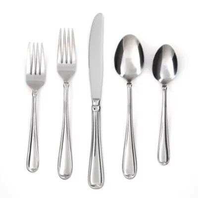 Cambridge 40pc. Flatware Set + CaddyJCPenney, Color Silver