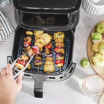 Cooks 6 Quart Air Fryer Touchscreen 22323 22323C, Color Stainless Steel JCPenney