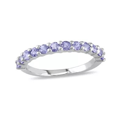 Genuine Tanzanite Sterling Silver Band Ring JCPenney