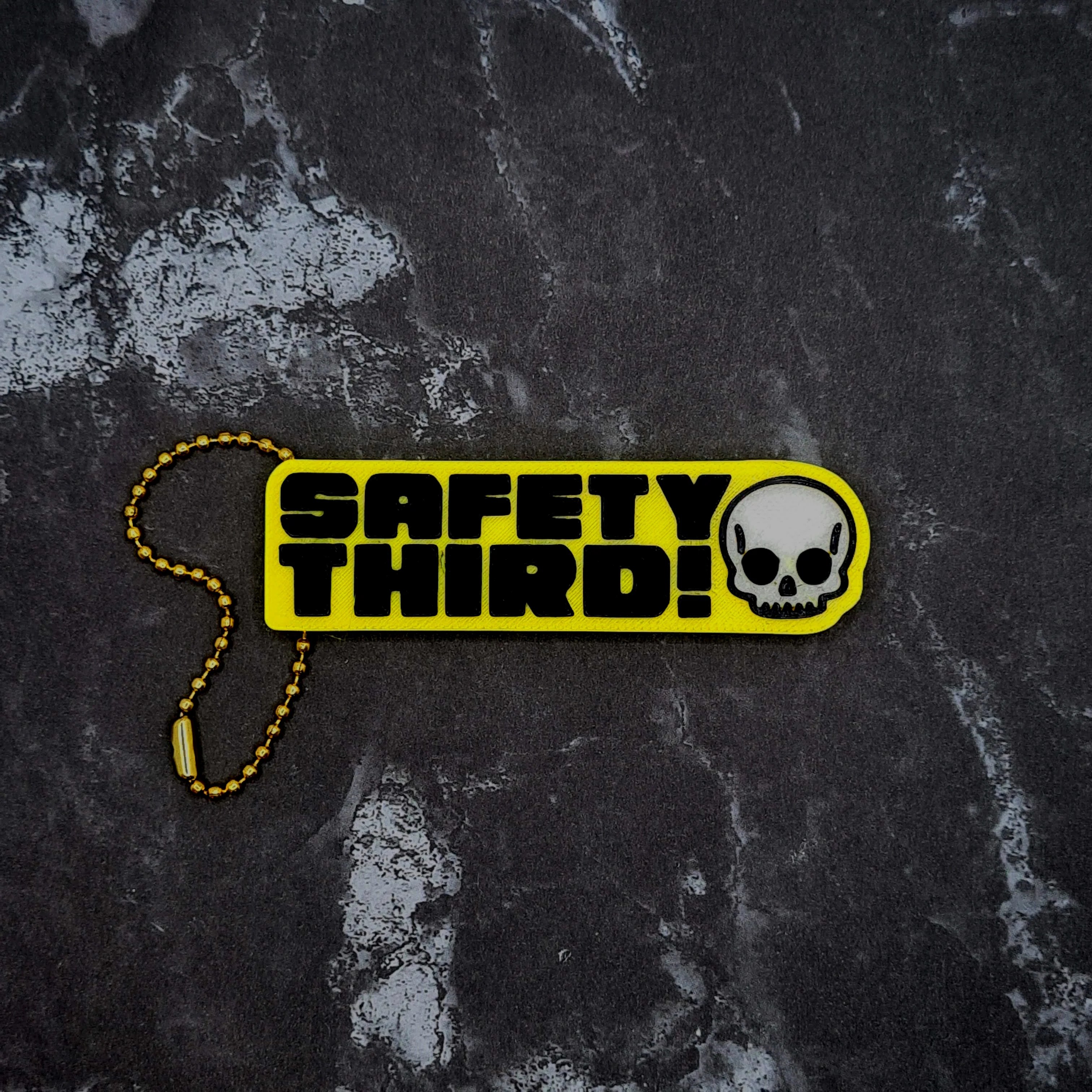 Safety Third Keychain! JCreateNZ