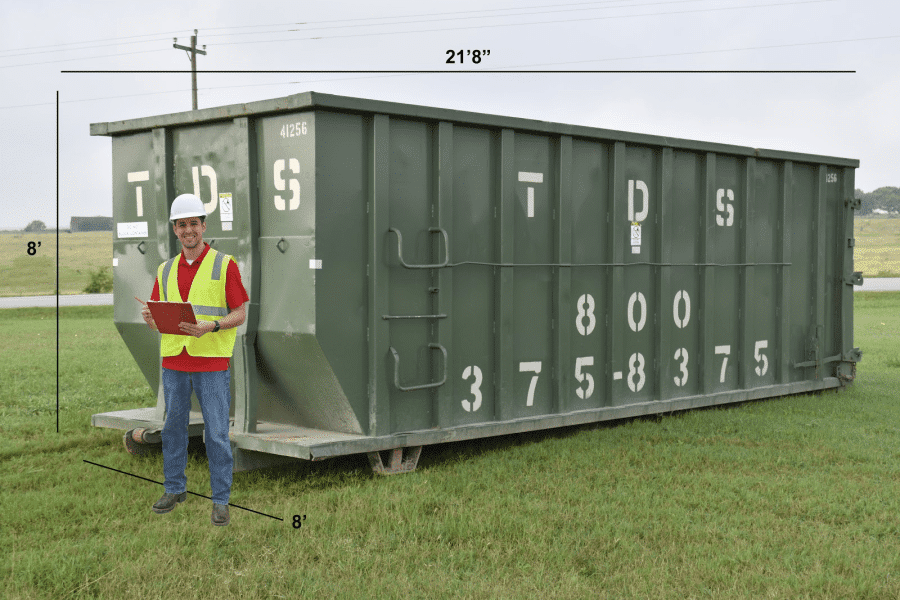 Temporary Dumpster Weight Limits Junk Container Service Group