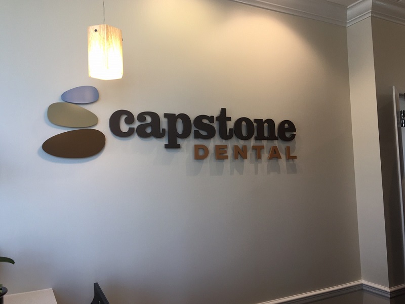 Capstone Dental of Charlotte Lobby Sign JC Signs Charlotte