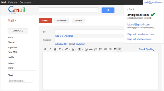 How to make my gmail account come up automatically Mozilla