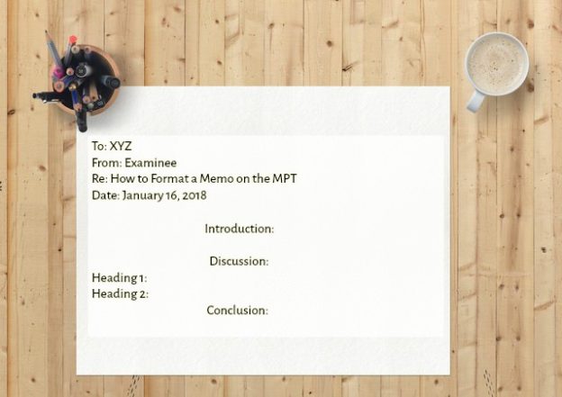MPT Memo Example JD Advising