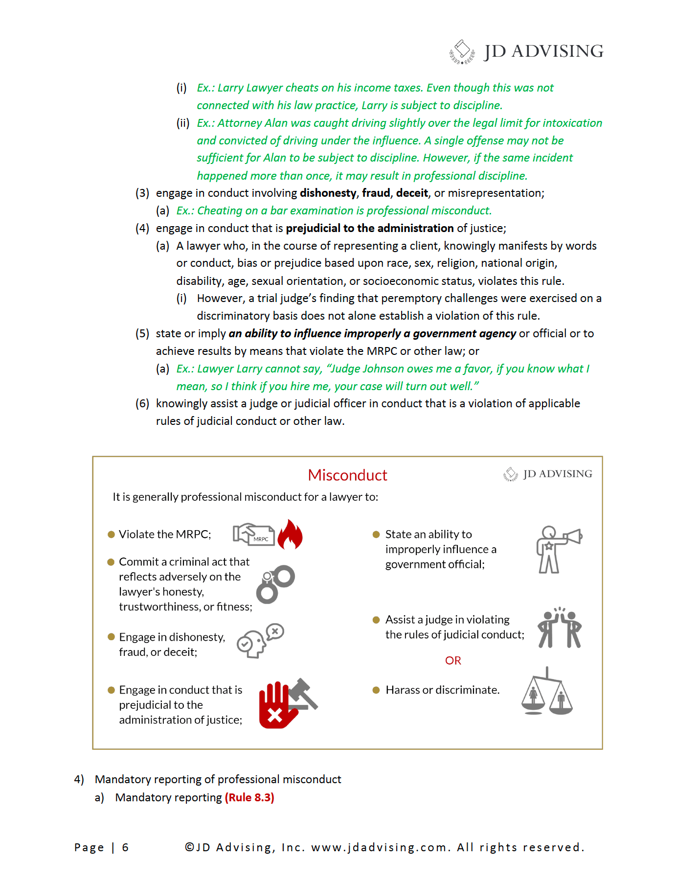 Law School Outlines JD Advising