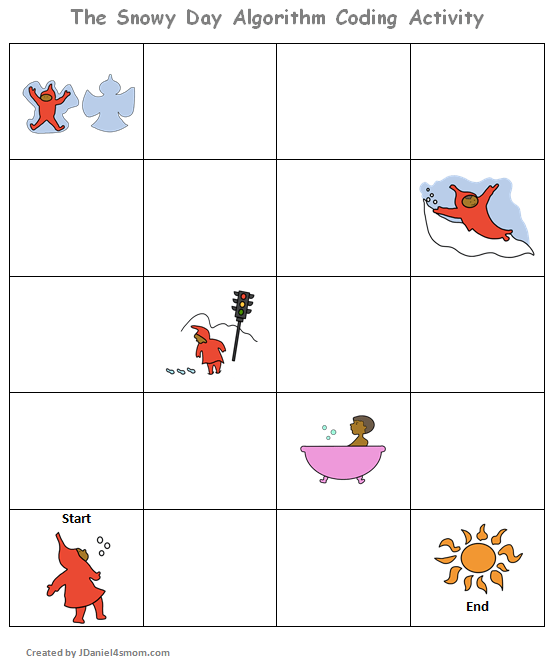 Teaching Kids to Code The Snowy Day Algorithm Coding