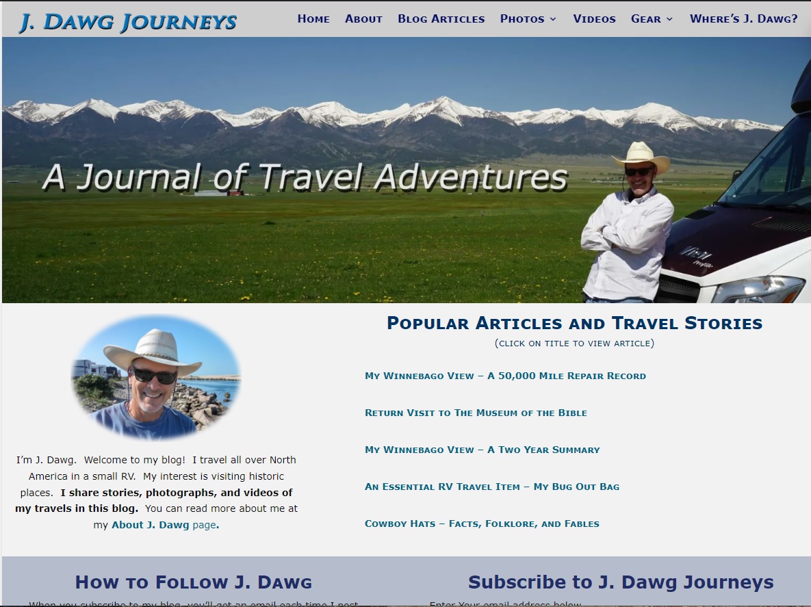J. Dawg Journeys Has a New Look J. Dawg Journeys