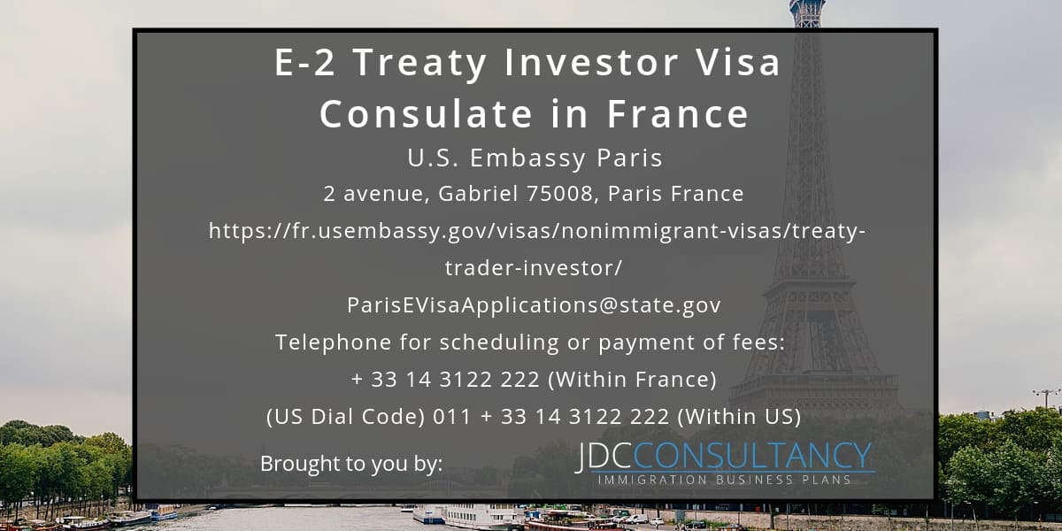 US Embassy France JDC Consultancy