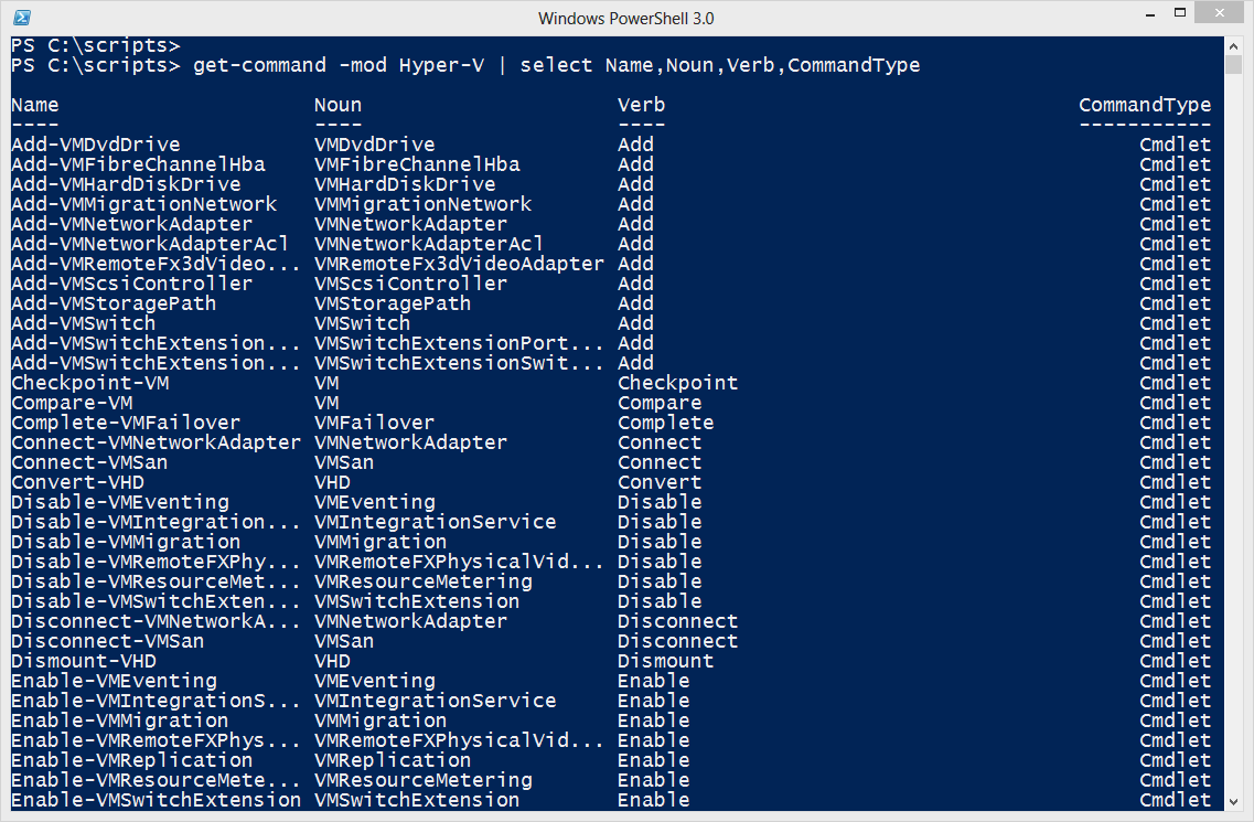 Browsing PowerShell Commands • The Lonely Administrator