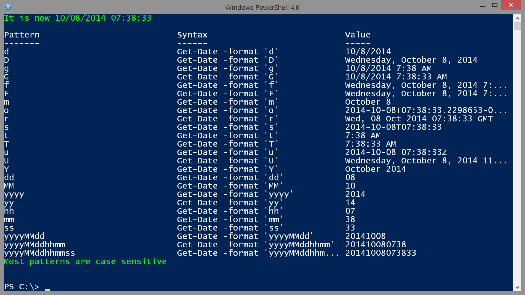 PowerShell Dates, Times and Formats • The Lonely Administrator
