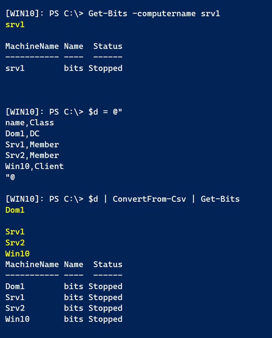 Active Directory Objects and the PowerShell Pipeline • The Lonely