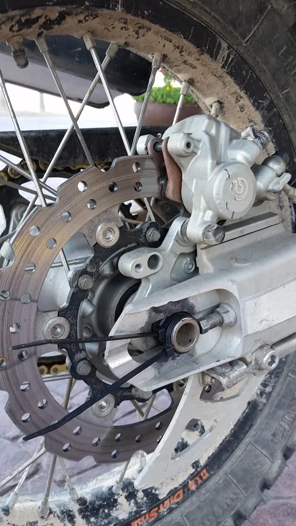 Baja KTM 690 LOST AXLE NUT 315 JD Jetting